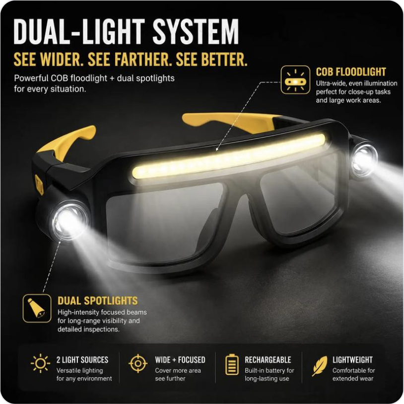 Solari - LED Headlight Glasses