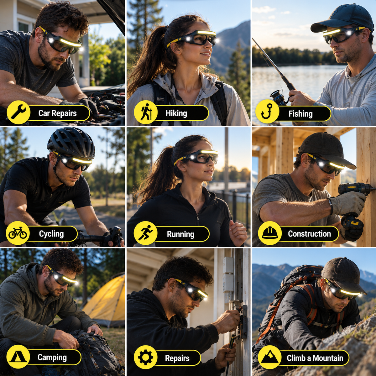 Solari - LED Headlight Glasses